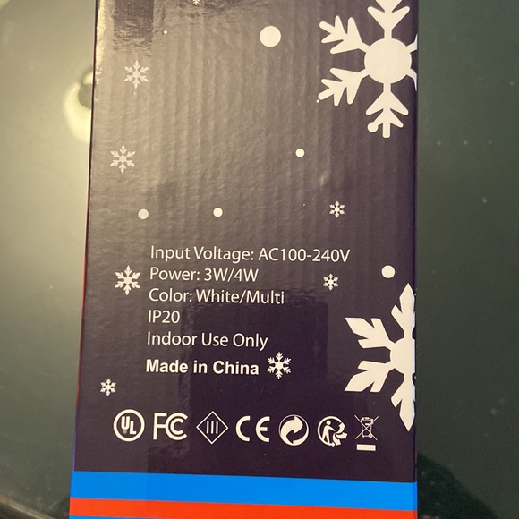 White Christmas tree topper. LED. - Picture 4 of 5